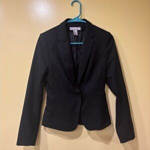 H&M Women's Fitted Black Blazer